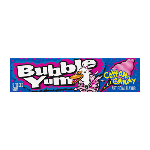 Bubble Yum Gum Cotton Candy Flavor