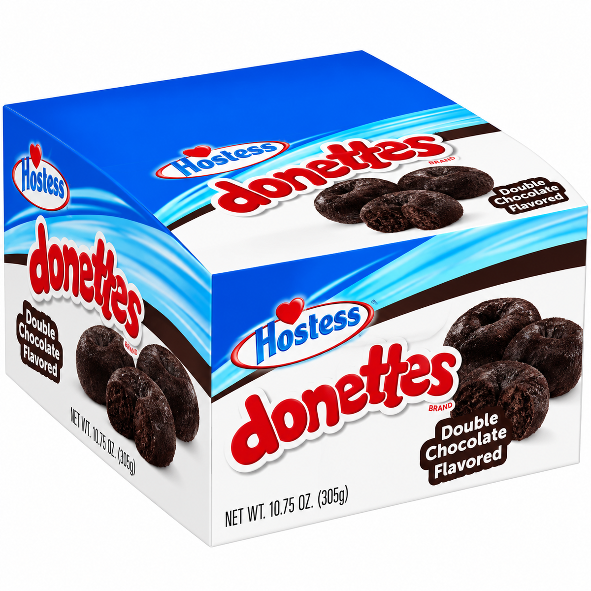 Hostess Donettes Double Chocolate 3.7 oz (10 Count)