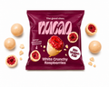 NUCAO White Crunchy Raspberries – White Chocolate Alternative with Freeze-Dried Raspberries (Organic &amp; Vegan)