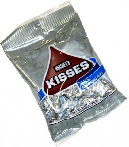 Hershey's Kisses Milk Chocolate 1.55 oz 24 Packs Per Box