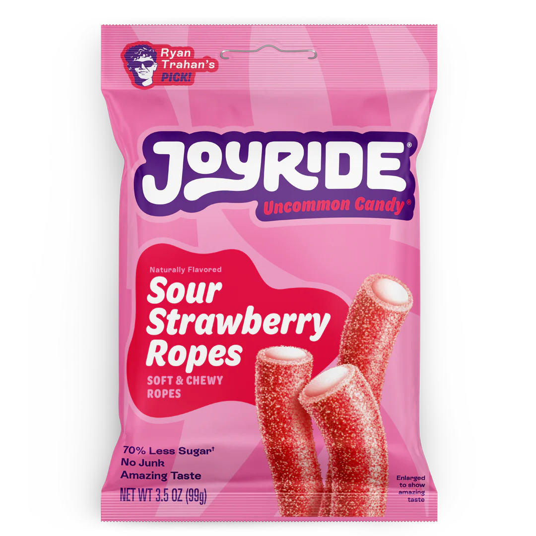 JOYRIDE Sour Strawberry Ropes – 99 g