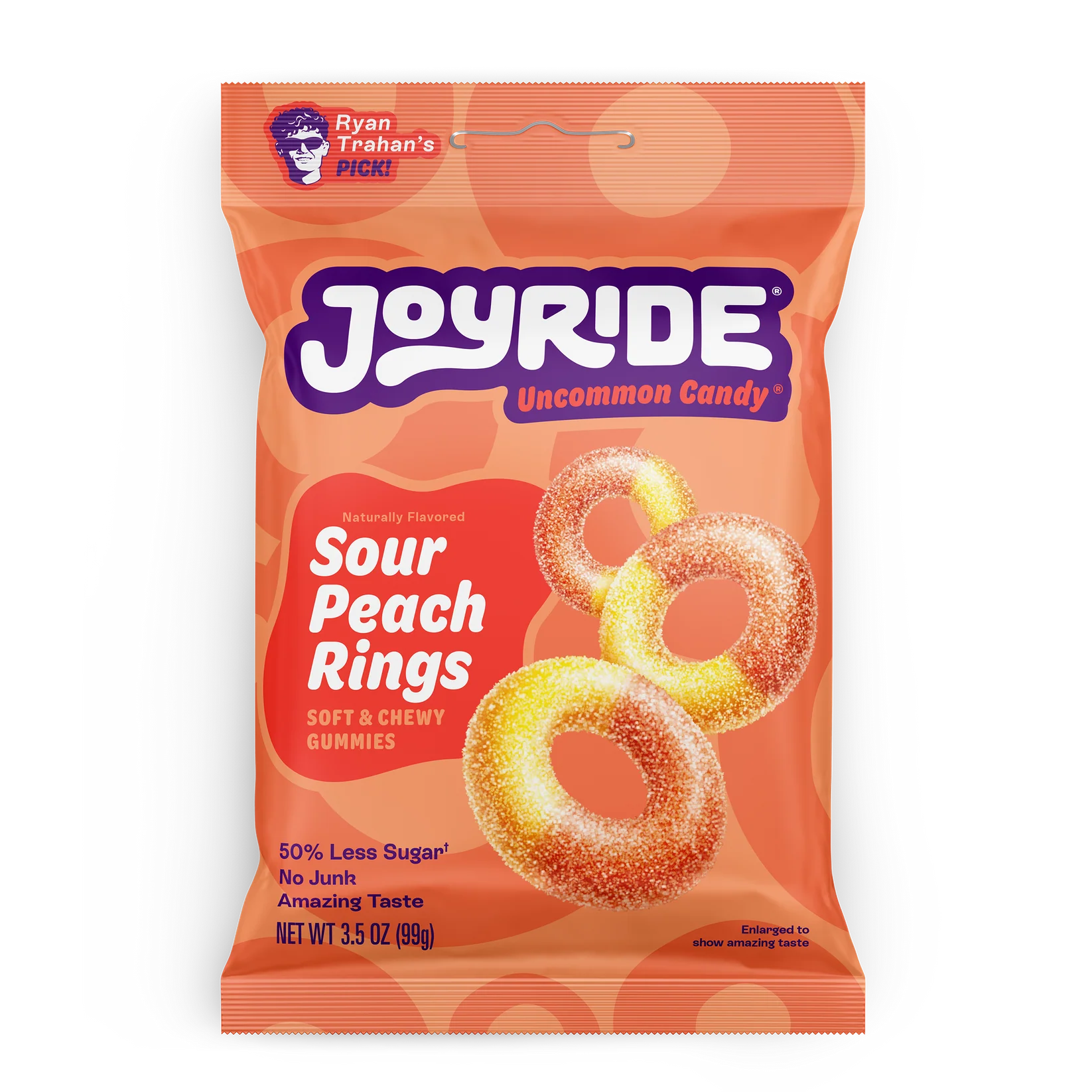 JOYRIDE Sour Peach Rings – 99 g