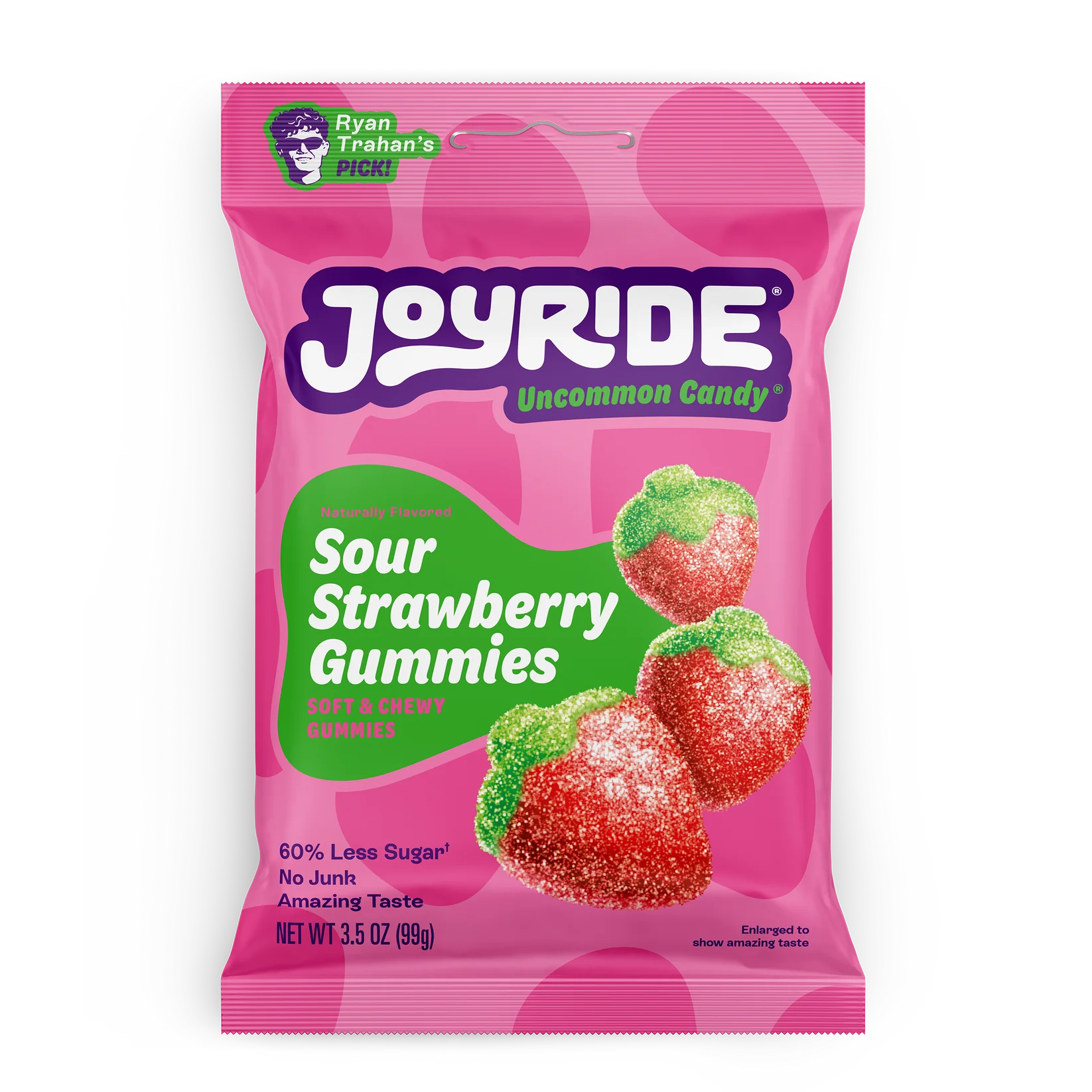 JOYRIDE Sour Strawberry Gummies – 99 g